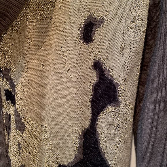 Camo cardigan with removeable cowl neck - Picture 3 of 6